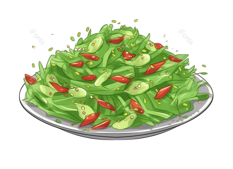 清新图片,蔬菜元素,盘子PNG,美食免抠素材